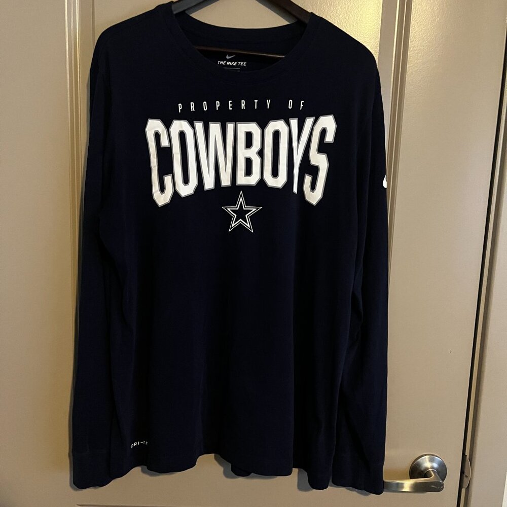 Women's XL Dallas Cowboys Long Sleeve Shirt - Picture 3 of 9